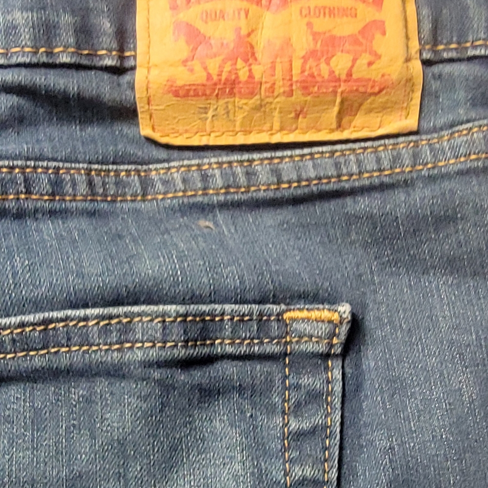 Levi's Blue Vintage Denim Jeans with Faded Look